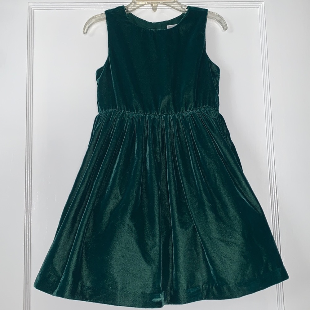 Gymboree Velvety Green Tank Dress 3T - Picture 3 of 13